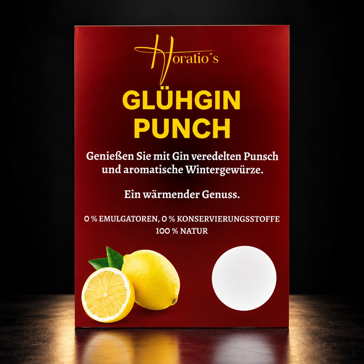 Horatio’s Glühgin Punch Präsentation